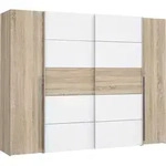 Schrank f&uuml;r Kleider mit Schiebet&uuml;ren Schwebet&uuml;ren NARAGO Sonoma Eiche S&auml;gerau /