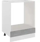 vidaXL Herdumbauschrank Lyon Betongrau 60x46x81,5 cm Holzwerkstoff - Grau