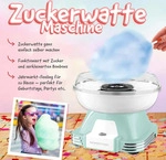 GOURMETmaxx Zuckerwattemaschine Zuckerwatteger&auml;t Zuckerwatte Baumwolle Candy Set -