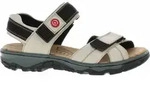 Damen Sandalen Rieker 6851-80 elfenbein 40 - Beige - 40