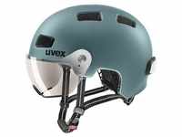 uvex rush visor Fahrradhelm, Farbe:deep turquoise matt, Größe:58-61