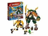 LEGO 71794 NINJAGO Lloyds und Arins Ninja Training-Mechs Set mit 2 kombinierbaren