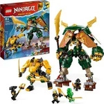 LEGO 71794 NINJAGO Lloyds und Arins Ninja Training-Mechs Set mit 2 kombinierbaren