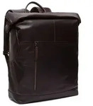 The Chesterfield Brand Liverpool Daypack Leder 45 cm Laptopfach - Dunkelbraun