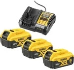 DeWalt DCB1104P3-QW 3x 18V 5Ah Akku-Set - Schwarz/Gelb