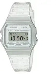 Casio Vintage F-91WS-7DF, Wasserfest - Silber