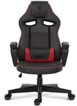 SENSE7 Knight Gaming Stuhl Kunstleder Schwarz-Rot - Ergonomischer B&uuml;rostuhl PC