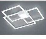 Gro&szlig;e LED Deckenleuchte HYDRA dimmbar & extra flach, Wei&szlig; 65 x 65cm - Wei&szlig;