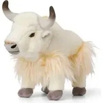 WWF - Pl&uuml;schtier - Yak (31cm) lebensecht Kuscheltier Stofftier Pl&uuml;schfigur - Wei&szlig;
