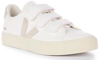 Veja Recife Herren Chromefree Leder Drei Riemen Turnschuhe Nat&uuml;rlich &ndash; 10