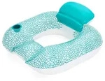 Bestway&reg; Schwimmsessel Flip PillowTM 102 x 94 cm - Blau/Transparent