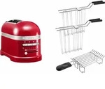 KitchenAid Set 2, 2-Scheiben Toaster Artisan 5KMT2204 Liebesapfelrot