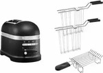 KitchenAid Set 2, 2-Scheiben Toaster Artisan 5KMT2204 Gusseisen Schwarz -...