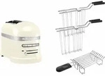 KitchenAid Set 2, 2-Scheiben Toaster Artisan 5KMT2204 Cr&egrave;me - Creme