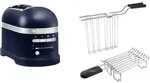KitchenAid Set 1, Toaster + Br&ouml;tchenaufsatz Artisan 5KMT2204 Tintenblau - Blau