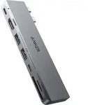 Anker 547 USB-C Hub (7-in-2, f&uuml;r MacBook, in Grau)