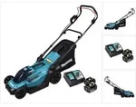 Makita DLM 330 RM2 Akku Rasenm&auml;her 18 V 33 cm 30 l + 2x Akku 4,0 Ah +...