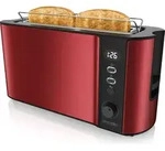 Arendo Toaster 2 Scheiben, Langschlitztoaster, Langschlitz, Edelstahl, 1000W,...