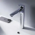 AM.PM Waschtischarmatur Hoch Wasserhahn Bad Waschbecken Armatur Einhebelmischer...