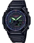 Casio Herrenuhr GA-2100RGB-1AER (&Oslash; 48,5 mm) - Schwarz