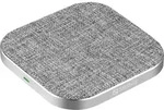 Sandberg Wireless Charger Pad 15W, Drinnen, USB, Kabelloses Aufladen, Grau - Grau