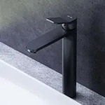 AM.PM Waschtischarmatur Hoch Schwarz Wasserhahn Bad Waschbecken Armatur