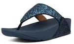 FitFlop Lulu Glitzer-Zehentrenner aus PolyurethanGlitzer BLAU 43 - 43