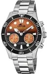 Herrenuhr Lotus Armbanduhr Edelstahlband Lotus Connected 18800/8 - Silber/Orange