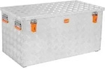 ALUBOX Riffelblech Alukiste 250 Liter - 250 Liter - Silber