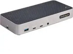StarTech.com USB-C Triple Monitor Docking Station - HDMI/DP Triple 4k USB-C Dock - 5x