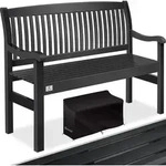 KESSER&reg; Gartenbank Holz Holzbank wetterfest | F&uuml;r 3 bis 4 Personen | Parkbank aus
