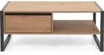 Finori Couchtisch Denver 55 Artisan-Eiche und Anthrazit - Braun/Schwarz