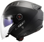 LS2 OF603 INFINITY II SOLID Jethelm L in schwarz - Schwarz