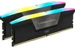 Corsair Vengeance RGB , 32 GB, 2 x 16 GB, DDR5, 6400 MHz, 288-pin DIMM, Schwarz