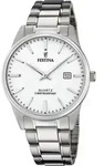 Festina Herren Uhr Klassik F20511/2 Edelstahl Armbanduhr silber UF20511/2 - Silber