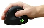 R-Go HE Break (klein, rechts, 3-in-1-Verbindung: Bluetooth/2,4 GHz/USB) - Schwarz