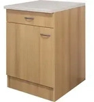 Flex Well Unterschrank mit Schublade und Dreht&uuml;r Nano BxTxH 60 x 60 x 85 cm...