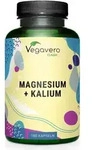 Vegavero Magnesium + Kalium | 180 Kapseln | bioverf&uuml;gbare Citrat-Formen | vegan