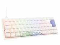 Ducky One 2 Pro Mini White Edition Gaming Tastatur, RGB LED - Kailh Red