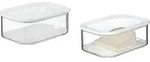 Mepal | Modula K&auml;sedose 2er Set | 2000 ml Boxen | f&uuml;r K&auml;se im K&uuml;hlschrank 