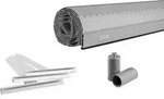 Schellenberg Rolladenpanzer Set PVC Mini f&uuml;r 40 mm Stahlrohrwellen, inkl.