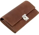 Alassio Kellnerb&ouml;rse aus Hunter-Leder braun - Braun