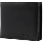 Bugatti Geldb&ouml;rse Leder RFID Portemonnaie Querformat Geldbeutel Herren schwarz