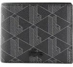LACOSTE Kartenetui The Blend Billford Allover Monogram Noir Gris schwarz - Schwarz