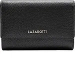 Lazarotti Leder Geldb&ouml;rse Bologna Leather Zip Wallet With 15 Card Slots Black