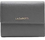 Lazarotti Leder Geldb&ouml;rse Bologna Leather Wallet With 8 Card Slots Grey grau -