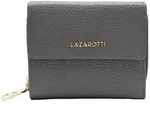 Lazarotti Leder Geldb&ouml;rse Bologna Leather Wallet With 8 Card Slots Grey grau -