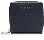 Lazarotti Leder Geldb&ouml;rse Bologna Leather Zip Wallet With 6 Card Slots Navy
