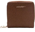 Lazarotti Leder Geldb&ouml;rse Bologna Leather Zip Wallet With 6 Card Slots Brown braun -
