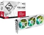 Radeon RX 7600 Steel Legend 8GB OC (RDNA 3, GDDR6, 3x DisplayPort, 1x HDMI 2.1) -